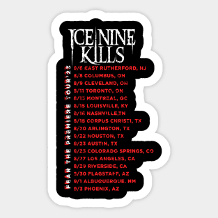 Tour Date Is Beautiful Sticker